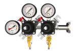 Hệ 2 van điều áp CO2 Talos ( 2 Đồng hồ CO2)