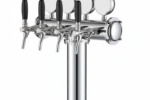 Trụ bia chữ T DMTECH – 4 Vòi Inox